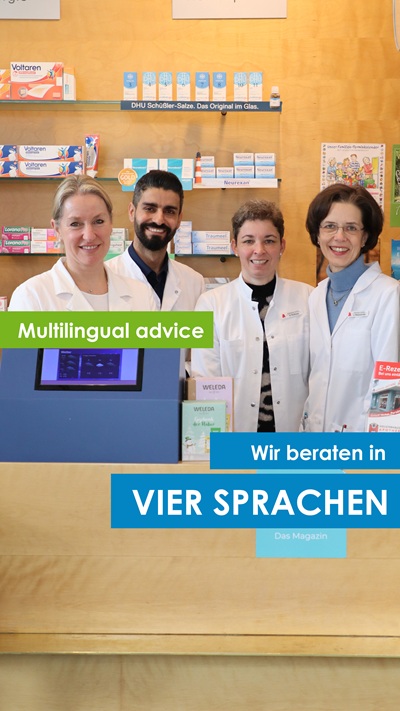 Konzept, Dreh & Schnitt von Reels für die Holsterhauser Apotheke Essen